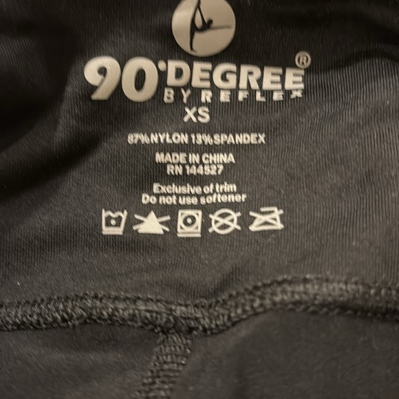90 Degree By Reflex Black Leggings - Picture 4 of 5